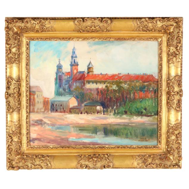 leon-a-makielski-american-1885-1974-i-castle-wawel-krakow-poland-i