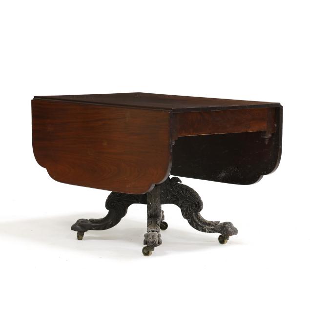 american-classical-mahogany-drop-leaf-breakfast-table