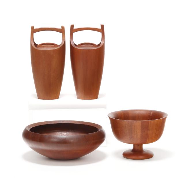 jens-quistgaard-for-dansk-four-teak-serving-pieces