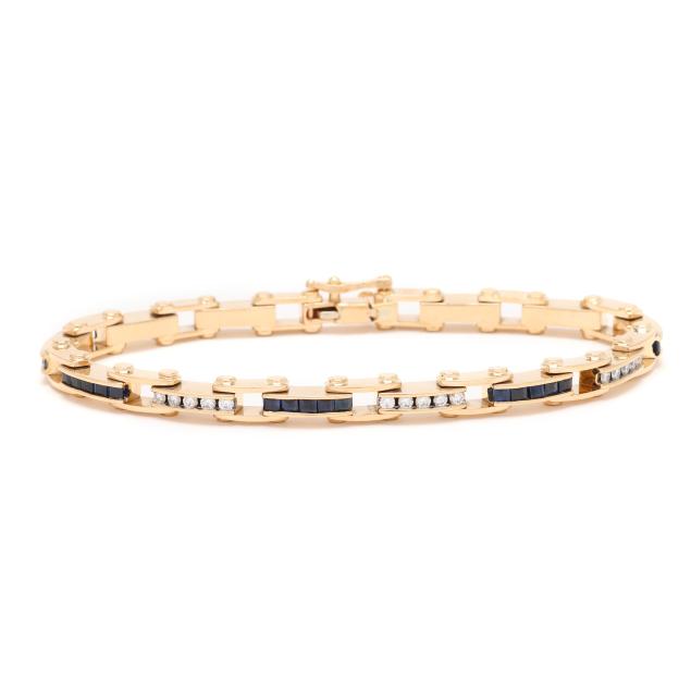 gold-sapphire-and-diamond-bracelet