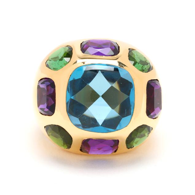 gold-topaz-amethyst-and-tourmaline-dome-ring