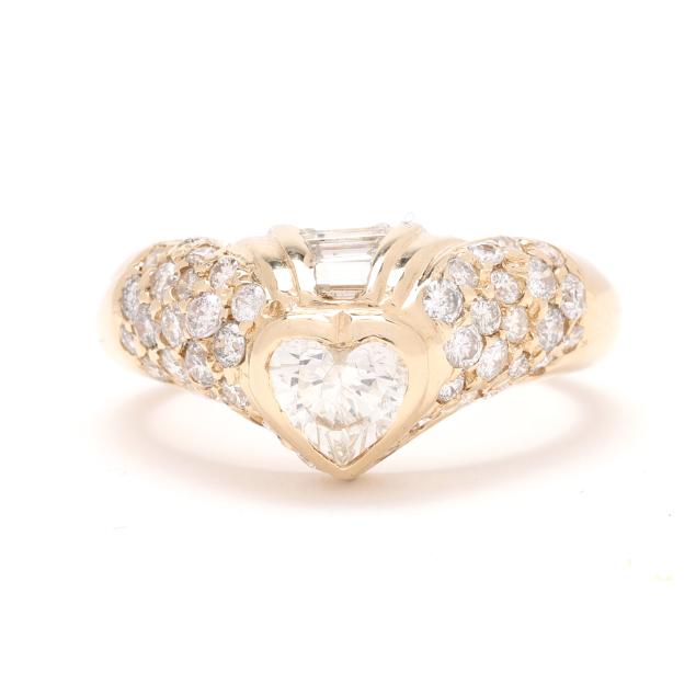 gold-and-diamond-heart-motif-ring