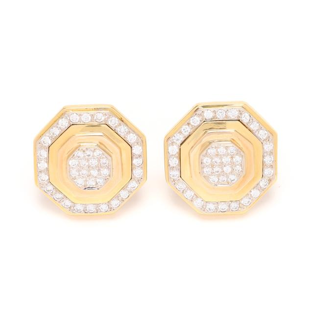 gold-and-diamond-octagonal-design-earrings