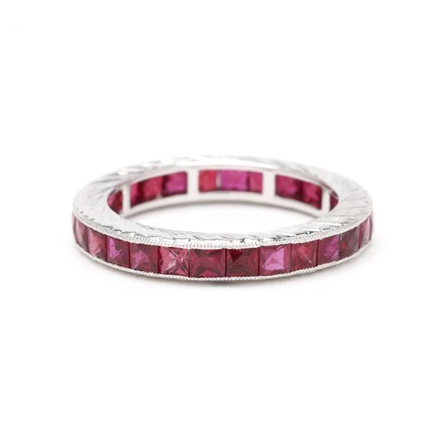 white-gold-and-ruby-eternity-band