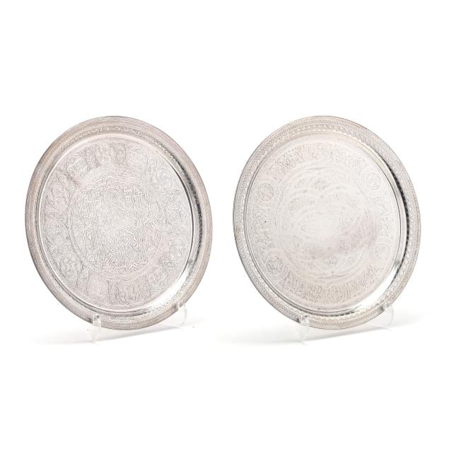 pair-of-egyptian-900-silver-serving-trays