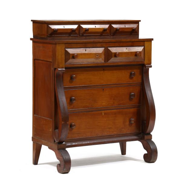 mid-atlantic-late-classical-cherry-semi-tall-chest-of-drawers
