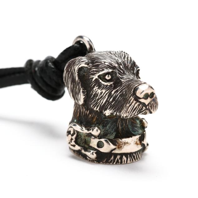 sterling-silver-dog-pendant-necklace-barry-kieselstein-cord