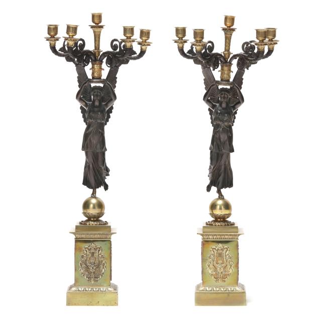 pair-of-french-empire-figural-bronze-five-light-candelabra