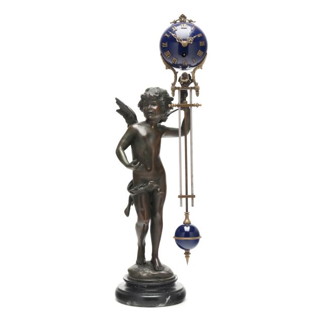 french-bronze-cupid-mystery-swing-clock-signed-moreau
