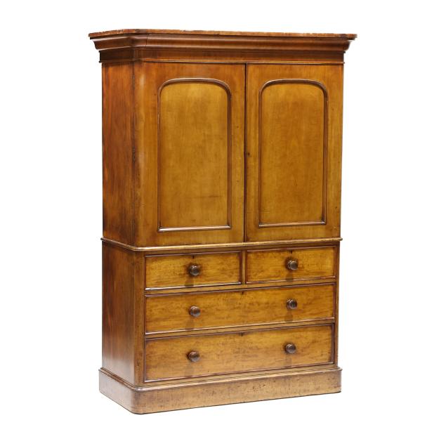 william-iv-mahogany-linen-press