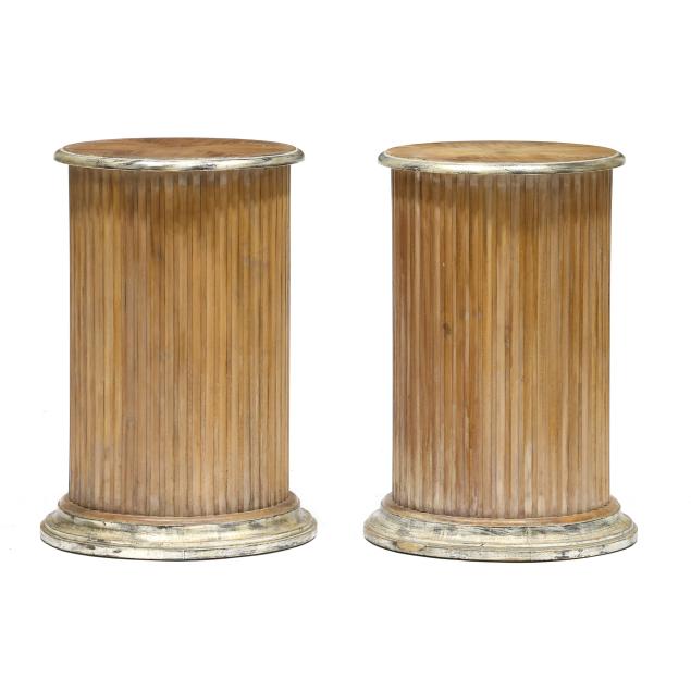 pair-of-fluted-column-walnut-pedestals