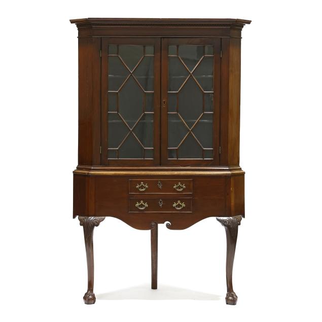 edwardian-mahogany-corner-cupboard
