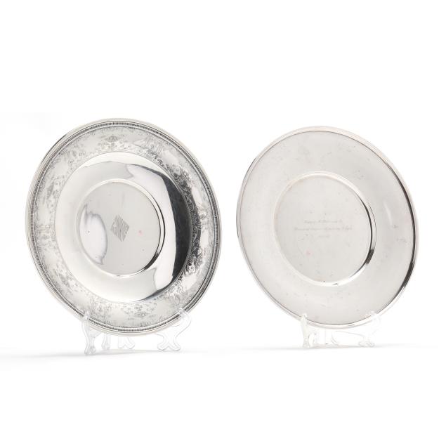 two-sterling-silver-serving-plates