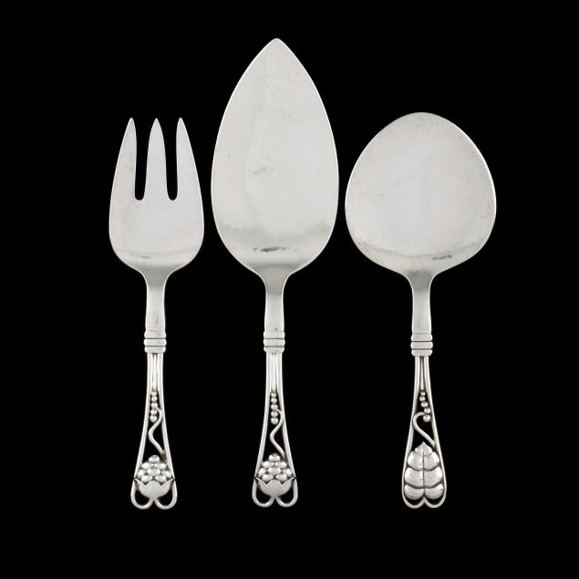 three-georg-jensen-i-ornamental-i-sterling-silver-flatware-servers