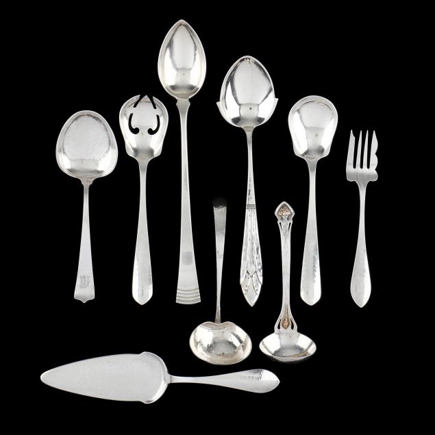nine-assorted-arts-crafts-sterling-silver-flatware-servers