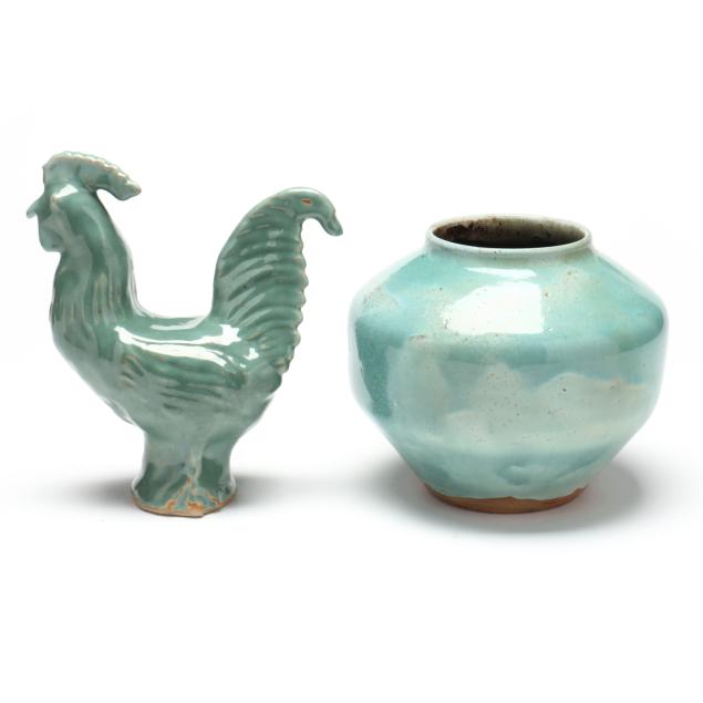 two-pieces-of-jugtown-pottery-seagrove-nc