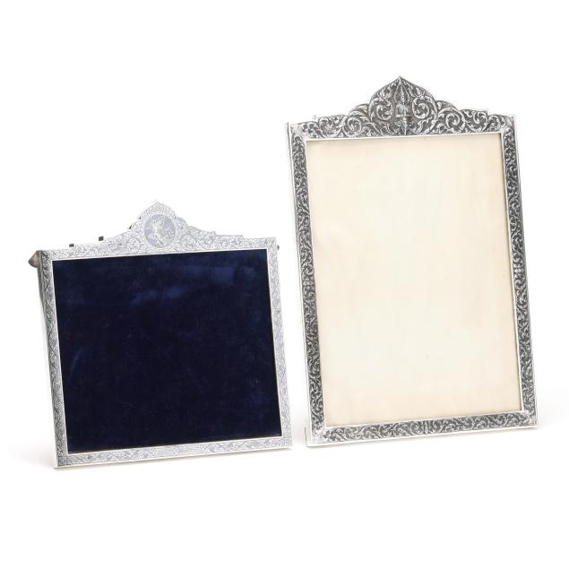 two-thai-sterling-silver-picture-frames