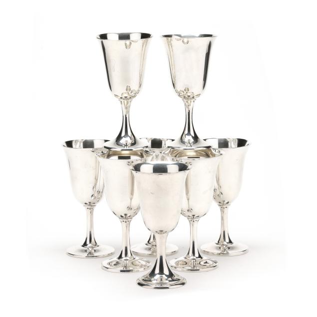 assembled-set-of-eight-sterling-silver-goblets