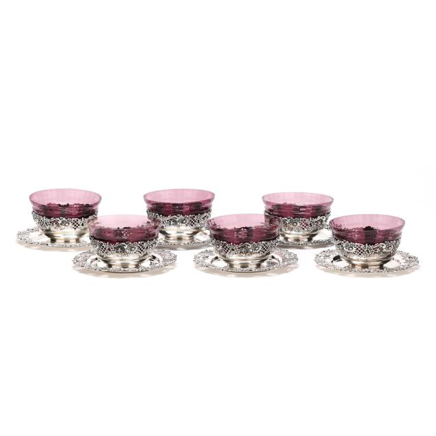 set-of-six-sterling-silver-fruit-bowls-and-saucers-mark-of-redlich-company