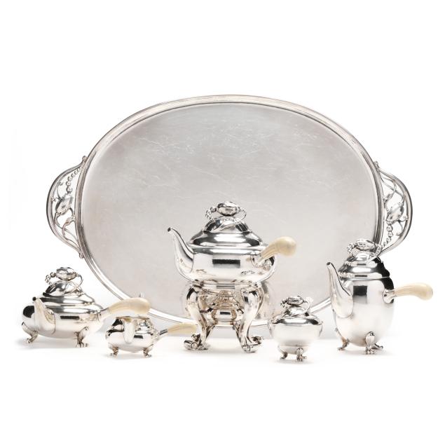 georg-jensen-i-blossom-i-six-piece-sterling-silver-tea-coffee-service