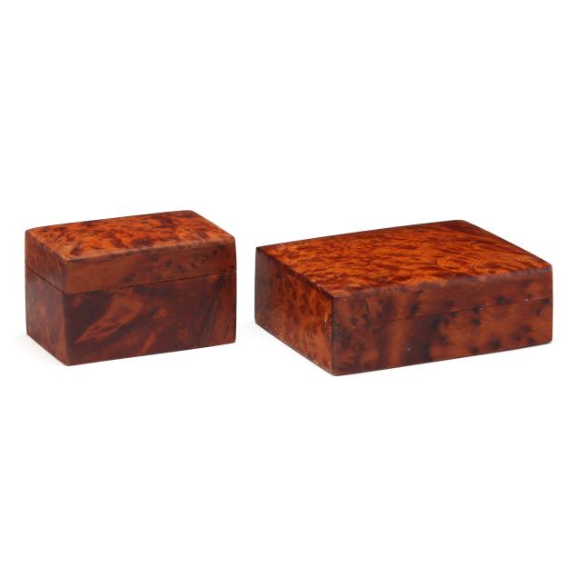 two-vintage-bird-s-eye-burl-boxes