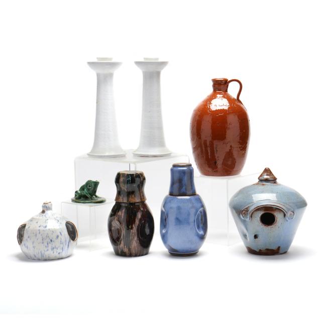 ten-assorted-cole-pottery-forms