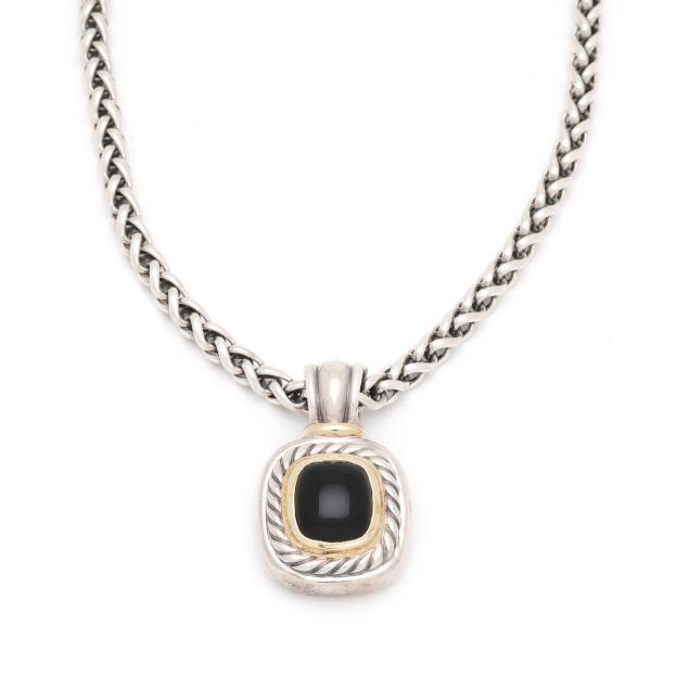 silver-gold-and-gem-set-necklace-and-pendant-david-yurman