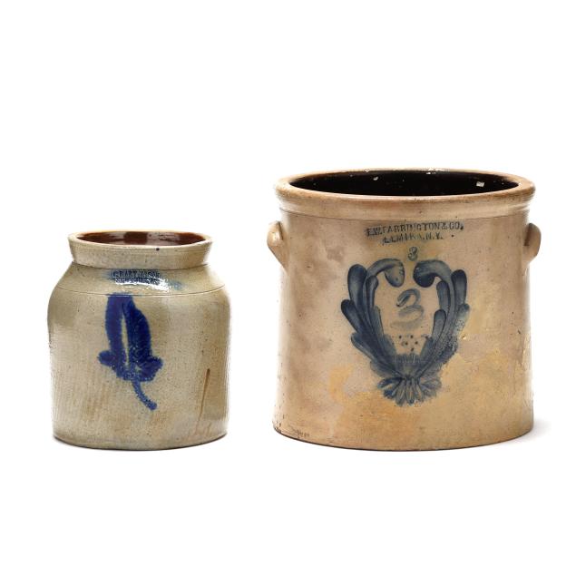 two-new-york-stoneware-crocks
