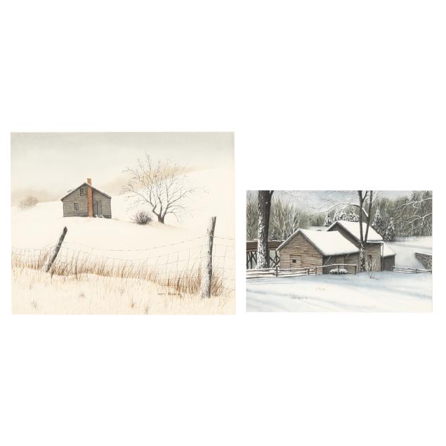 cotton-ketchie-nc-two-winter-farm-scenes