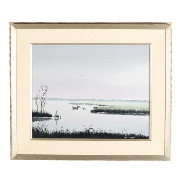 jim-booth-american-b-1945-marshland-with-fishing-boats