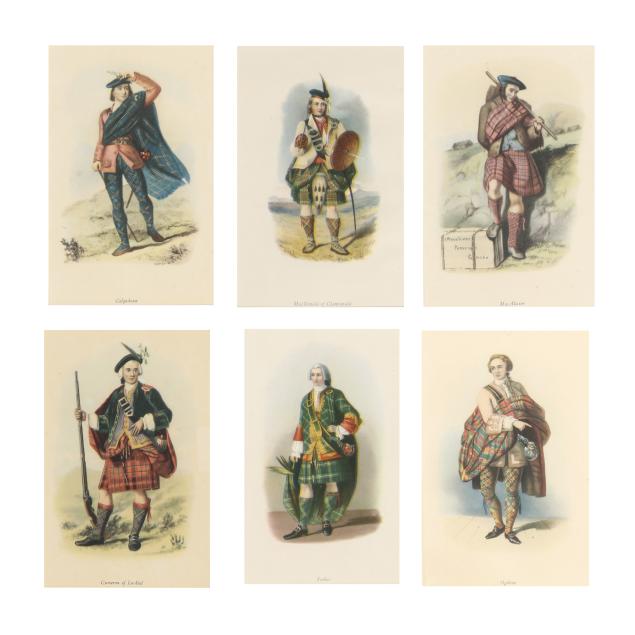 set-of-six-prints-from-i-the-clans-of-the-scottish-highlands-i