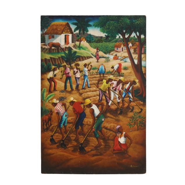 andre-normil-haitian-1934-2014-combite-scene