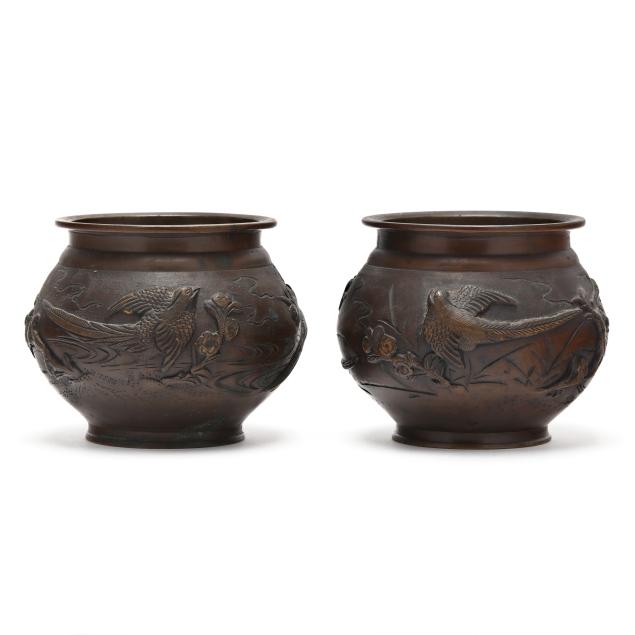 a-pair-of-japanese-bronze-jars-with-birds