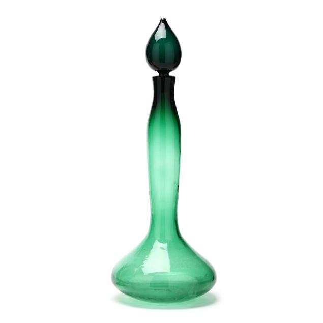 large-vintage-blenko-glass-decanter