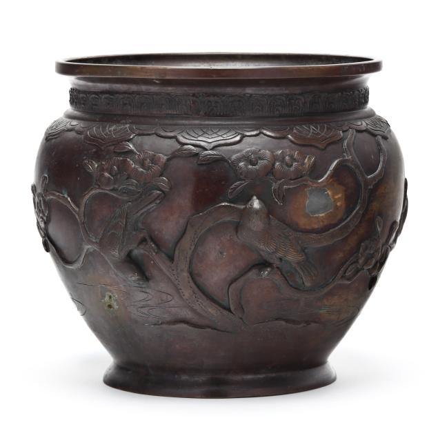 a-japanese-bronze-jardiniere-with-birds-and-flowers