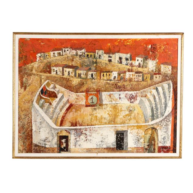 jose-lapayese-del-rio-spanish-1926-2000-i-plaza-toros-de-mijas-i