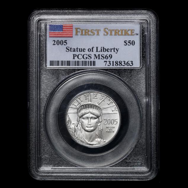 first-strike-2005-50-1-2-oz-platinum-statue-of-liberty-pcgs-ms69