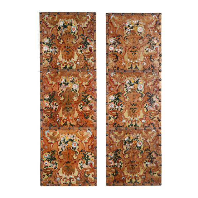 two-decorative-tooled-and-painted-panels