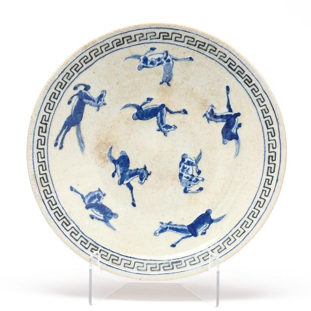 a-chinese-blue-and-white-charger-with-horses