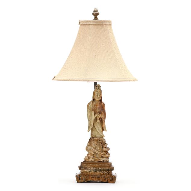a-chinese-carved-hardstone-guanyin-figural-lamp