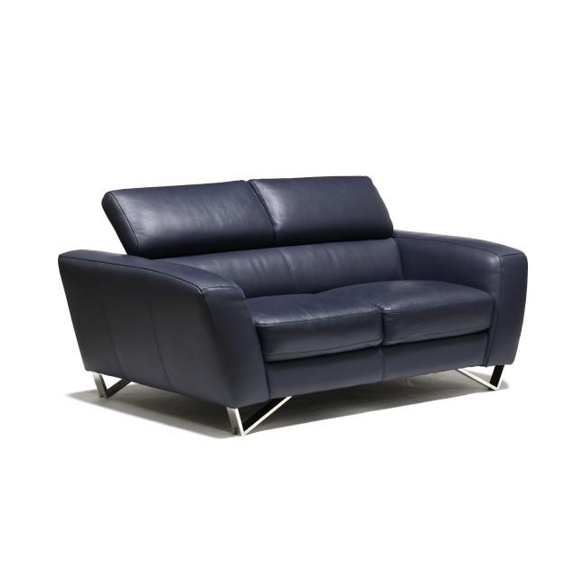 contemporary-navy-leather-sofa