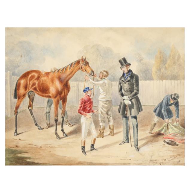 after-harry-hall-english-1815-1882-horse-portrait-with-owner-and-jockey