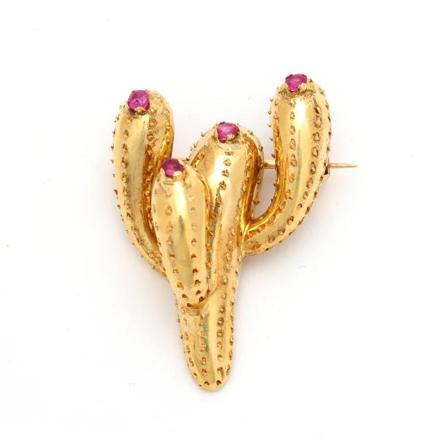 gold-and-ruby-cactus-brooch-tiffany-co