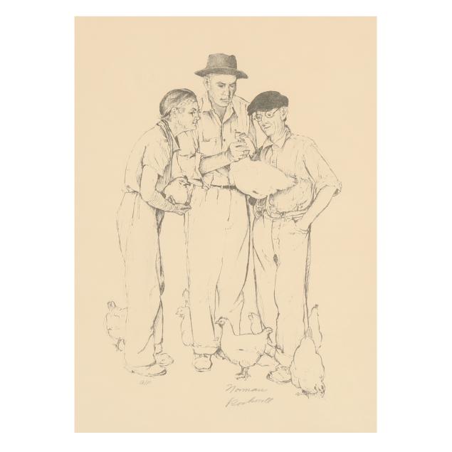 norman-rockwell-american-1894-1978-i-chicken-exam-i