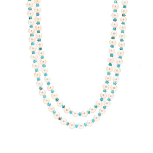 pearl-and-turquoise-bead-necklace