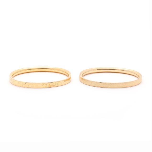 two-gold-bangle-bracelets-b-a-ballou-co