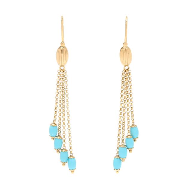 gold-and-turquoise-drop-earrings-h-w-burdick