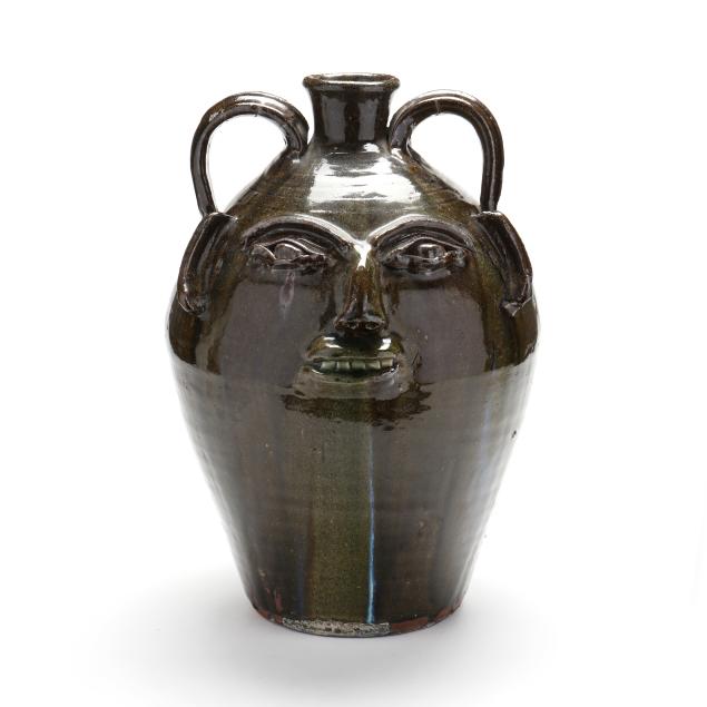burlon-craig-lincoln-county-nc-1914-2002-large-double-handled-face-jug
