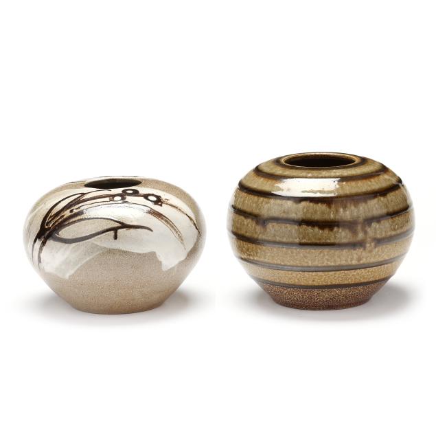 alex-matisse-ma-nc-b-1984-two-east-fork-stoneware-vases
