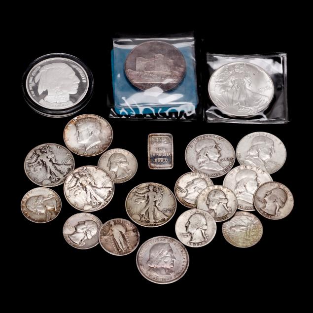 silver-bullion-and-circulating-coins-from-the-united-states-and-europe